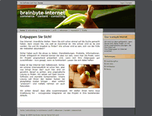Tablet Screenshot of brainbyte.de
